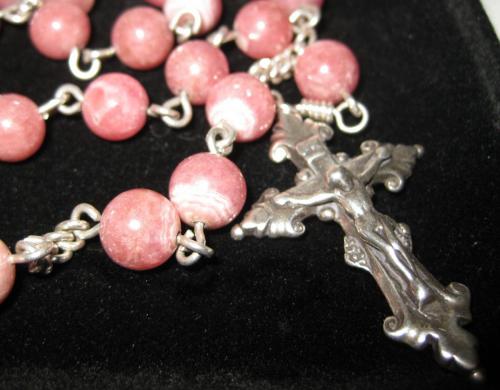 10mm Rhodachrosite Rosary